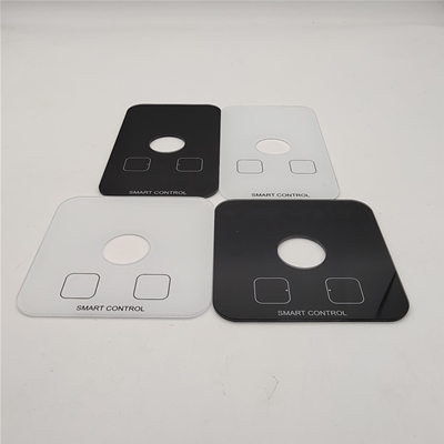 2mmCNC開孔鋼化絲印玻璃